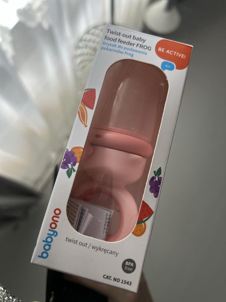Gryzak do bezpiecznego podawania pokarmow owocow baby ono
