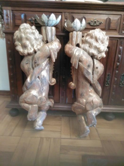 Esculturas arte sacra serafim barrocos