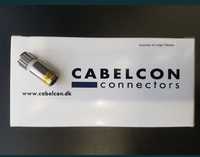 Konektory RG6 komoresowalne Cabelcon