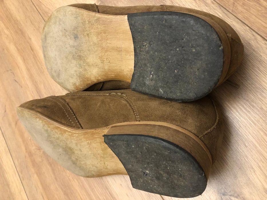 Buty zamszowe skórzane Roberto Santi 41
