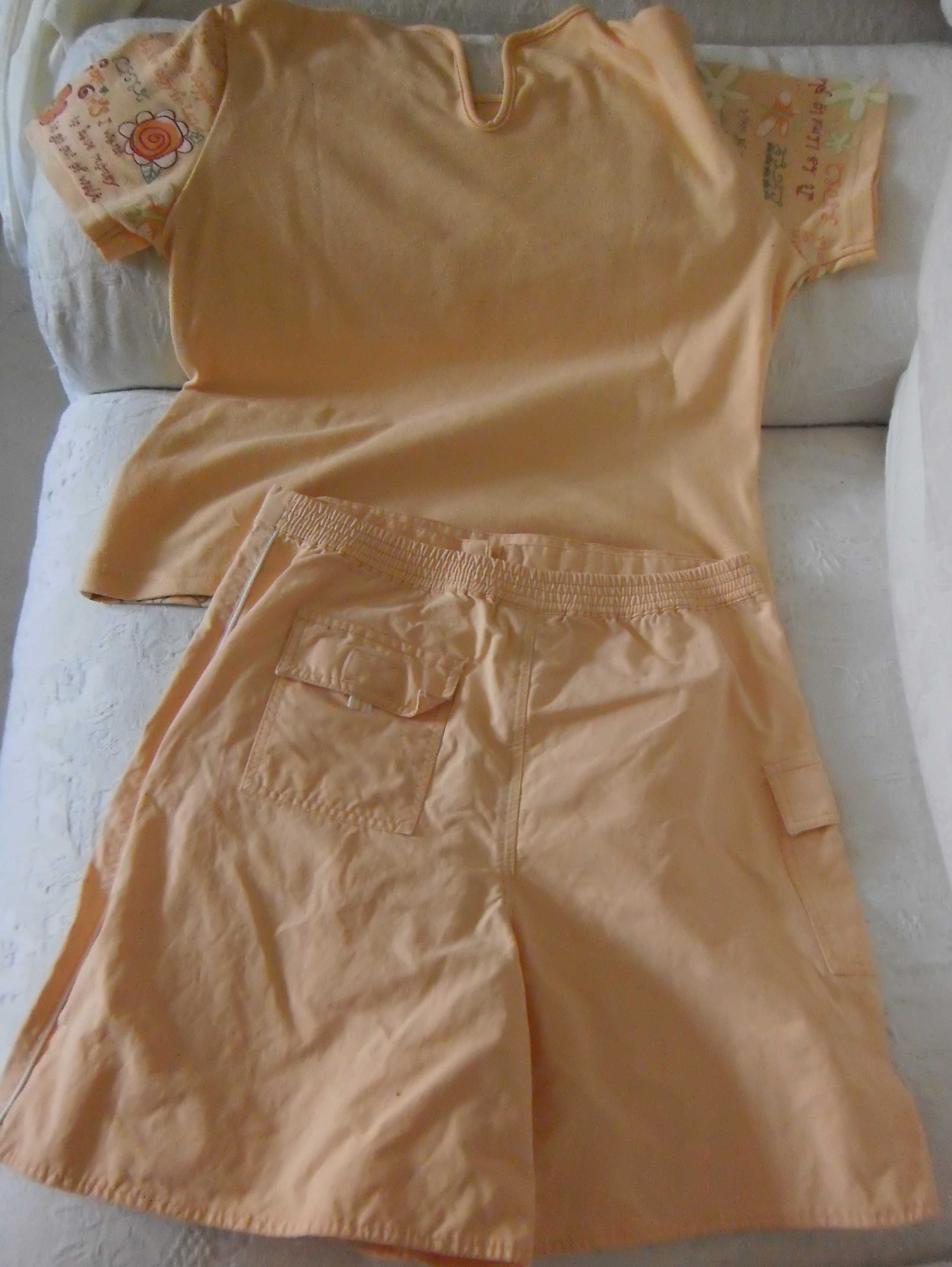 Conjunto 2 peças de Verão p/ menina 12 Anos: Saia Calção + t-shirt