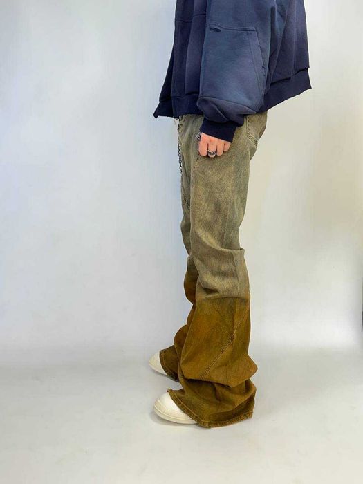 Rick Owens DRKSHDW jeans клеш кльош джинси flared джинсы opium archive