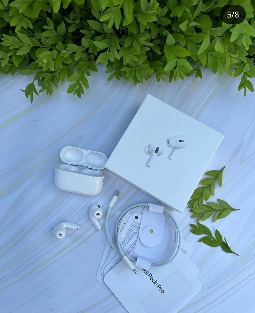 Стильні бездротові навушники airPods pro 2 + чохол в подарунок