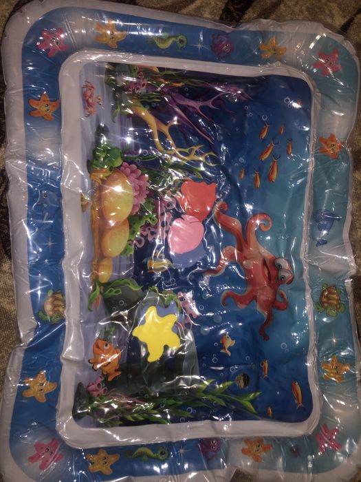 Розвиваючий надувний водний килимок