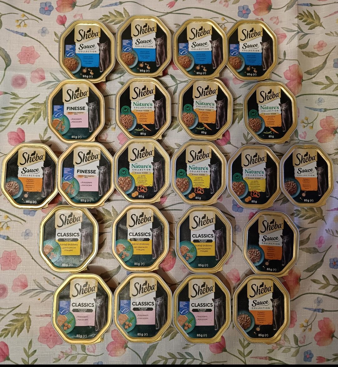 22 tacki karmy dla kota Sheba natures i classic mix smaków Okazja