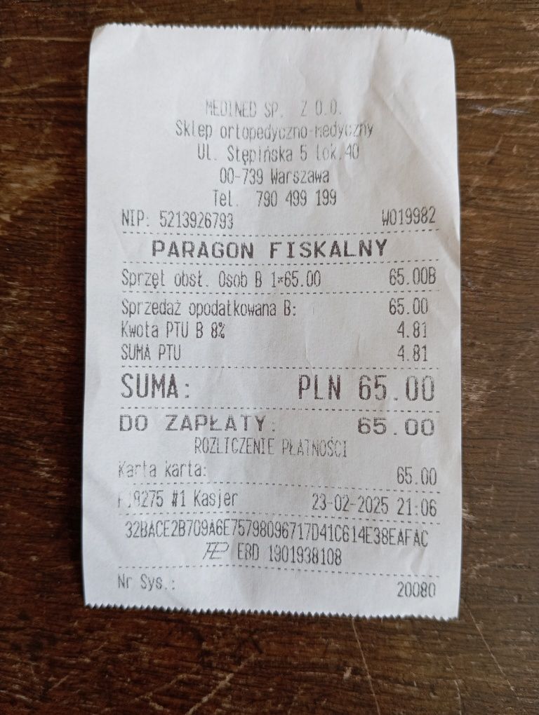 KOŁNIERZ ORTOPEDYCZNY typu Florida (z usztywnieniem) roz.M