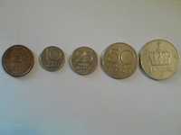 монеты Норвегии 1974 - 1991 г.г.