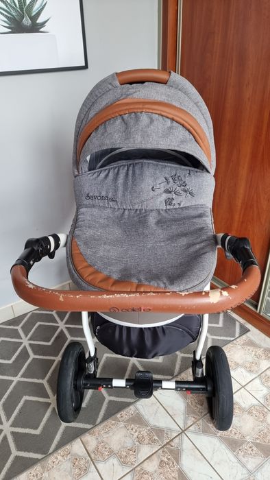Wózek gondola, spacerówka, fotelik z bazą 3w1 4w1 Coletto Savona Decor