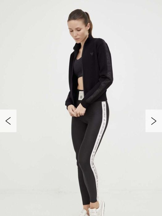 Бомбер guess женский черный