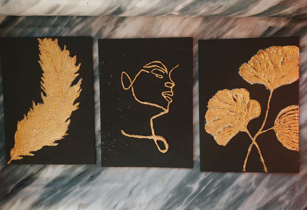 Интерьерная текстурная объемная картина