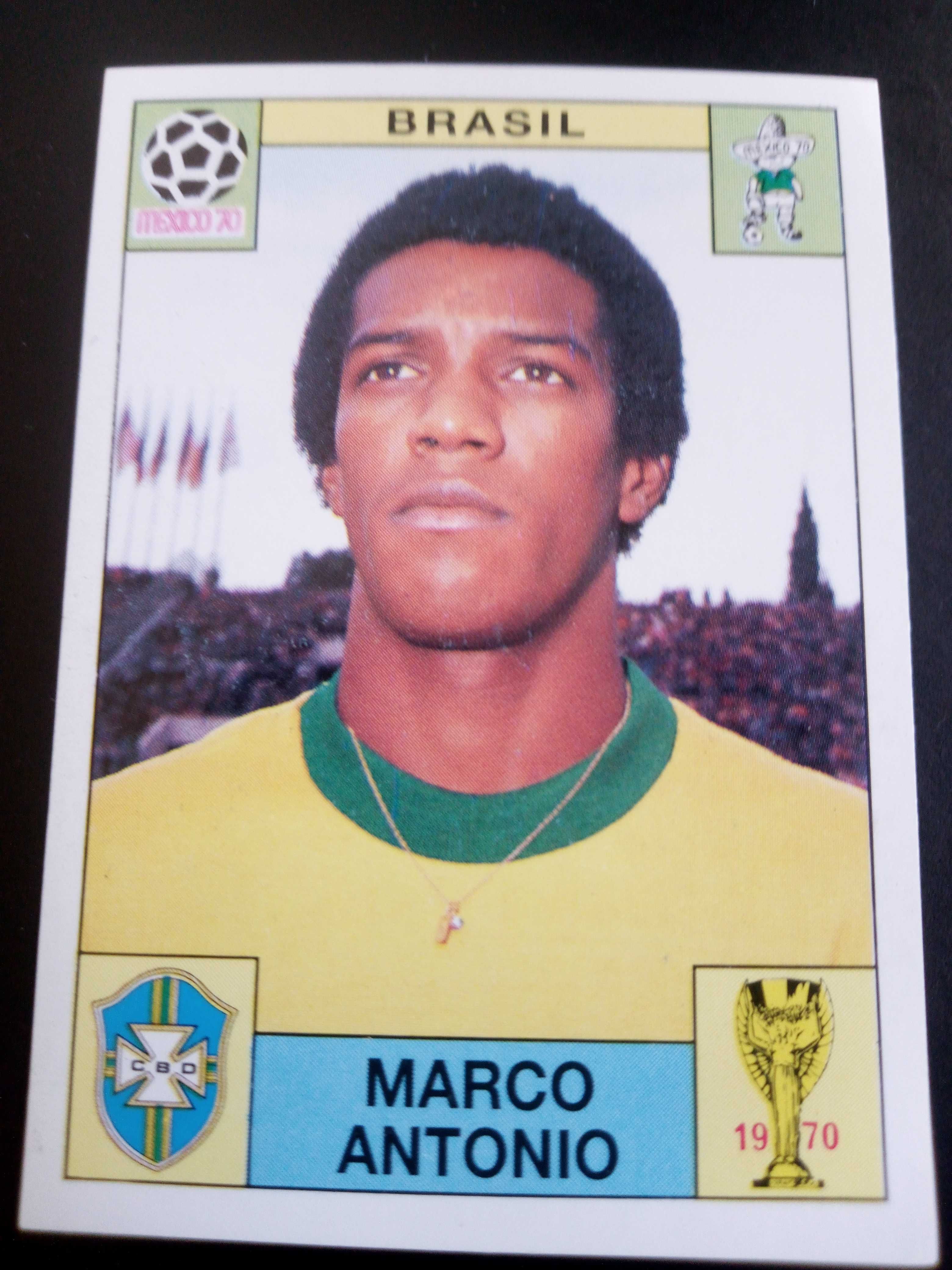 Cromo Panini World Cup Story de Marco Antonio no Mundial de 70