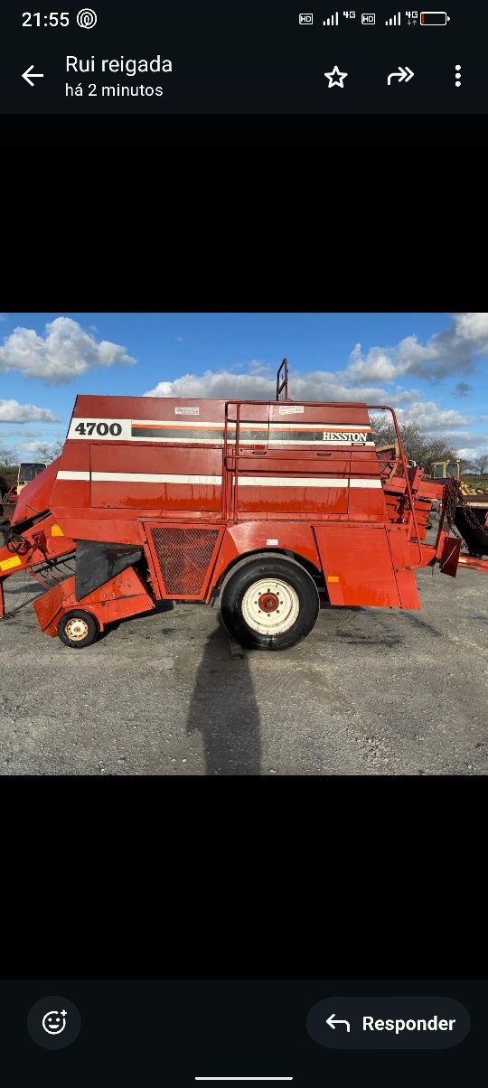 enfardadeira hesston 4700