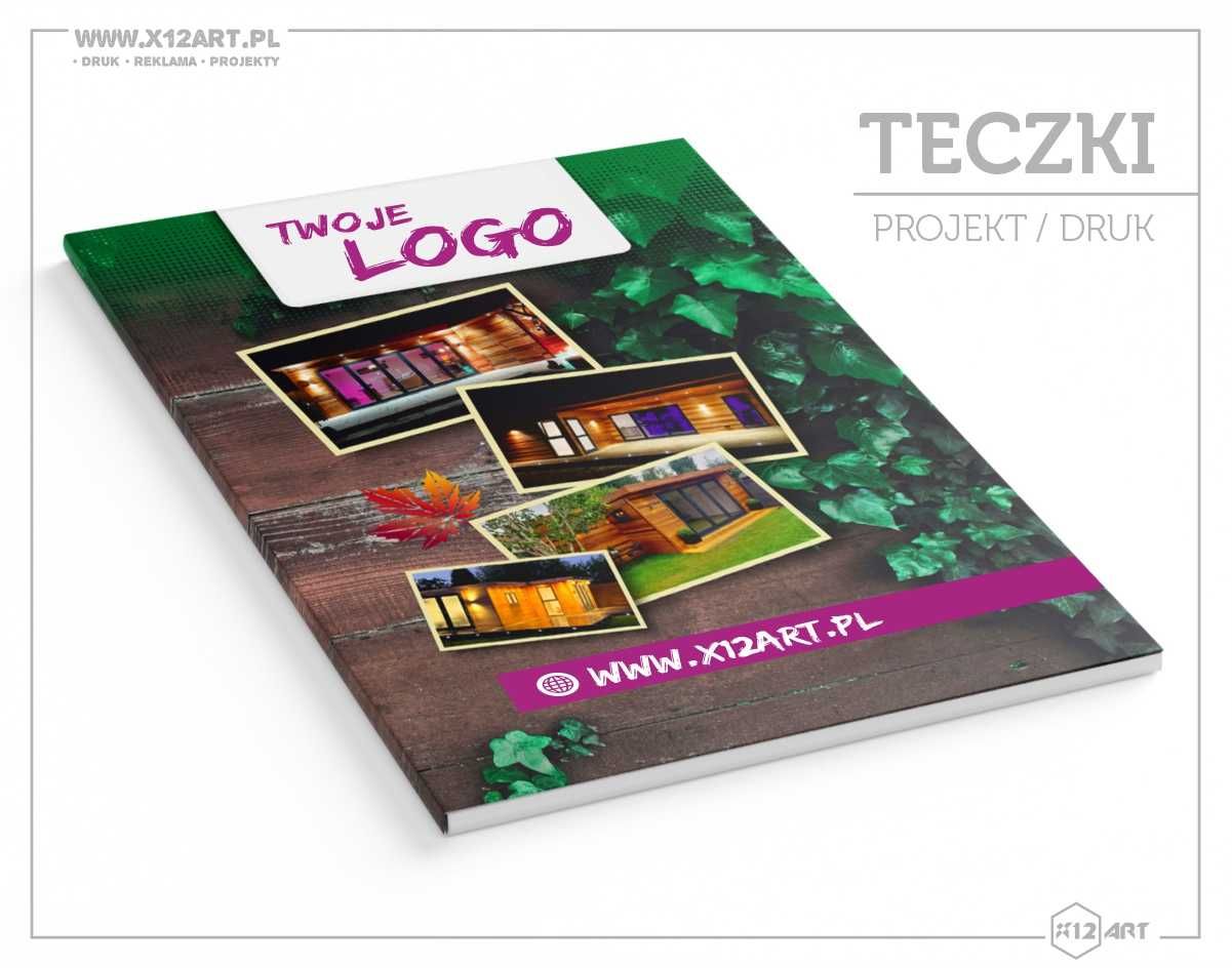 Teczki, wizytówki TWOIM LOGO Reklama firmy Drukarnia+Projekt