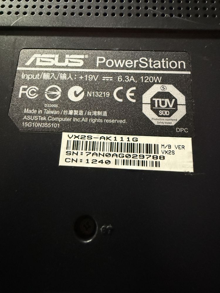 Dock station para Asus Lamborgini VX2S-AK111Q