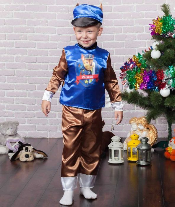 Костюм Щенячий патруль Чейз Гонщик для дітей 3,4,5,6 років