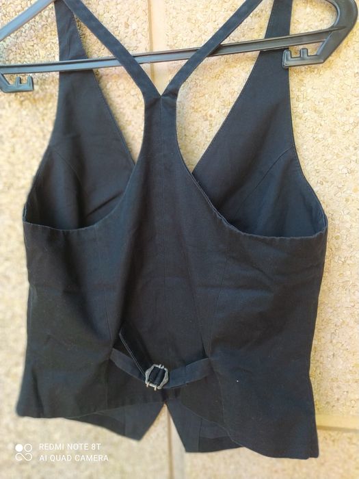 Colete preto tamanho M