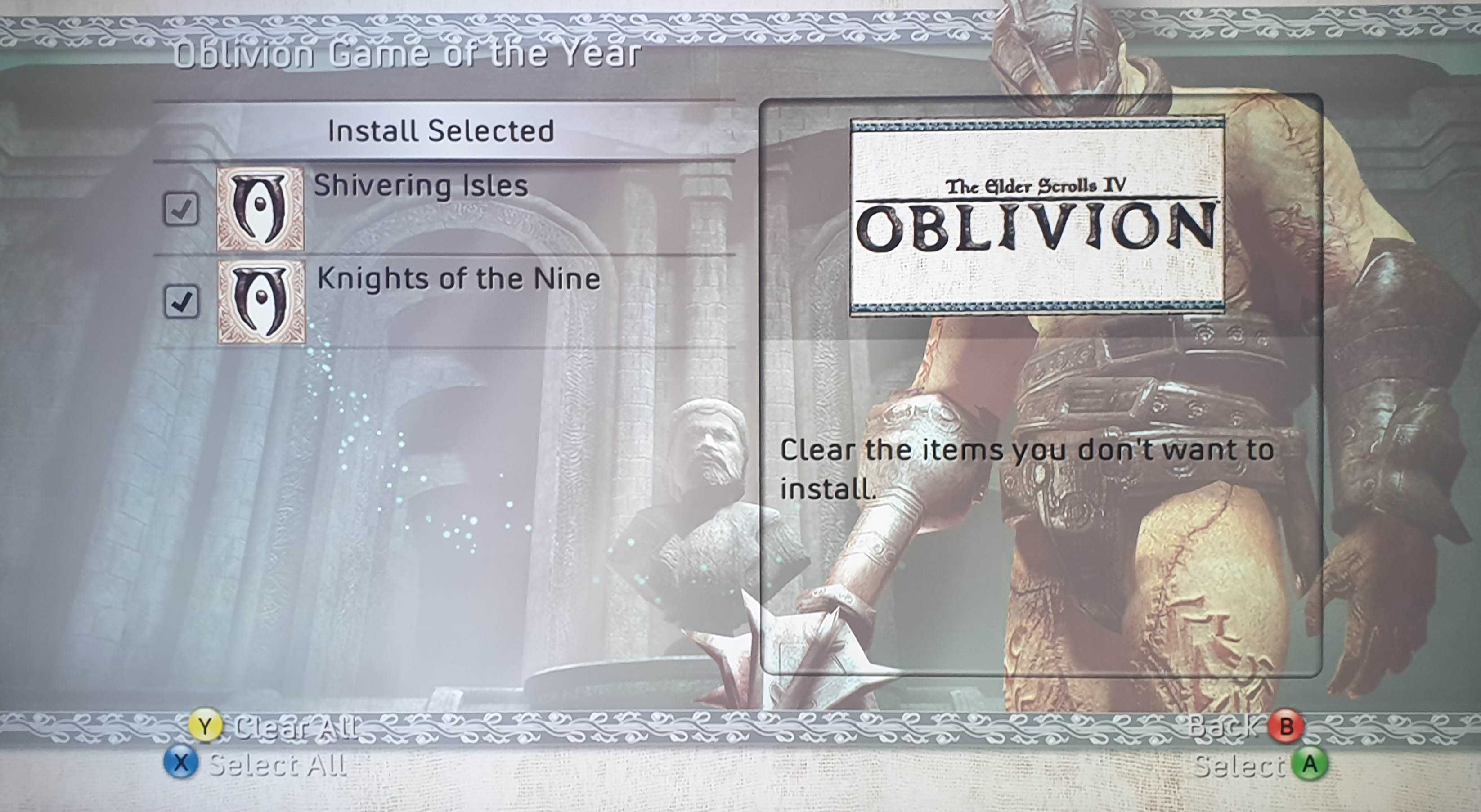 Gra Elder Scrolls IV: Oblivion Xbox 360 GOTY UNIKAT Mapa 2xDVD