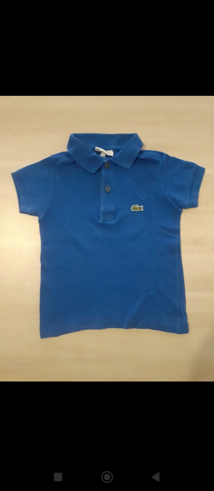 Polo Lacoste Tamanho 2 Anos