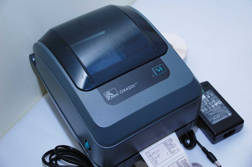 ZEBRA GX420T термотрансферний принтер етикеток 101мм USB