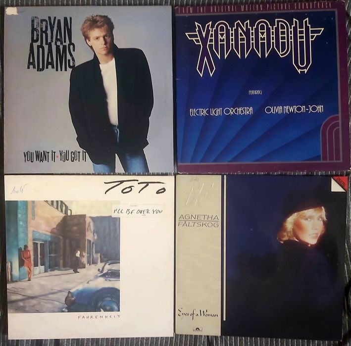 Płyta winylowa ELO v Bryan Adams v Roger Hodgson v Toto v  A.Faltskog