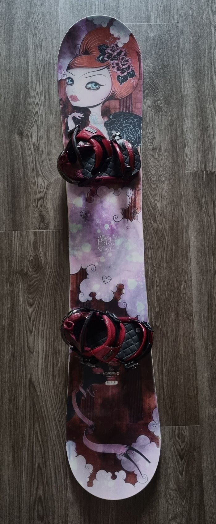 Deska snowboardowa z wiązaniami 152 damska Rossignol Diva dziewczęca P