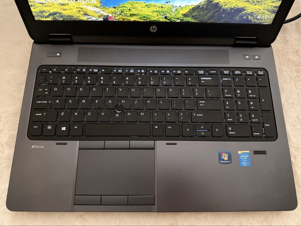 Laptop HP Zbook G2 I7-4800MQ 16GB 512SSD K2100 Win10Pro