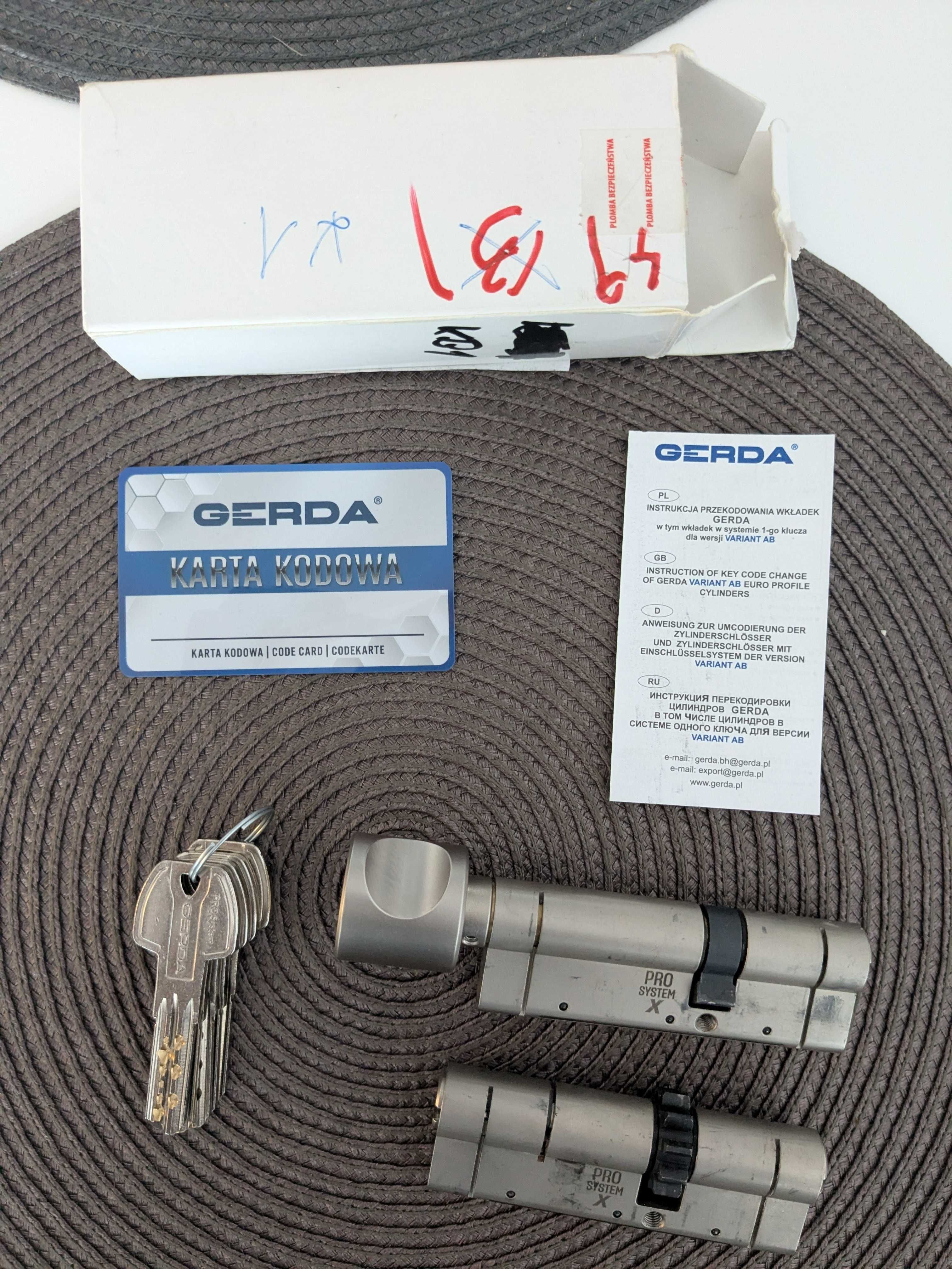 Zestaw wkładek Gerda Pro System X