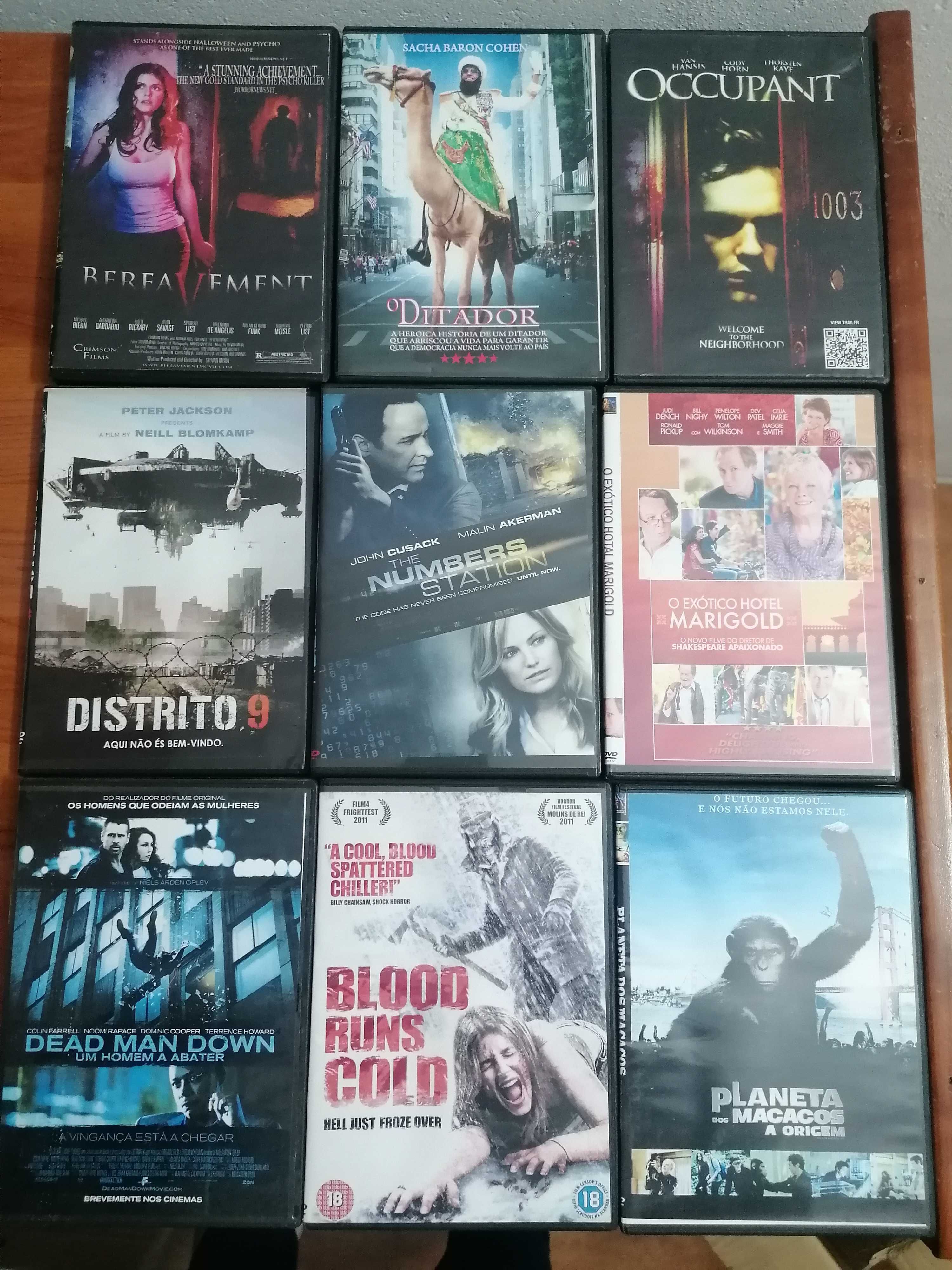 filmes terror, comédia, acção, romance, etc