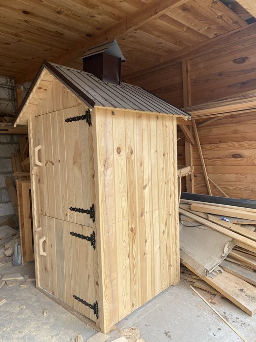 Wędzarnia duża drewniana