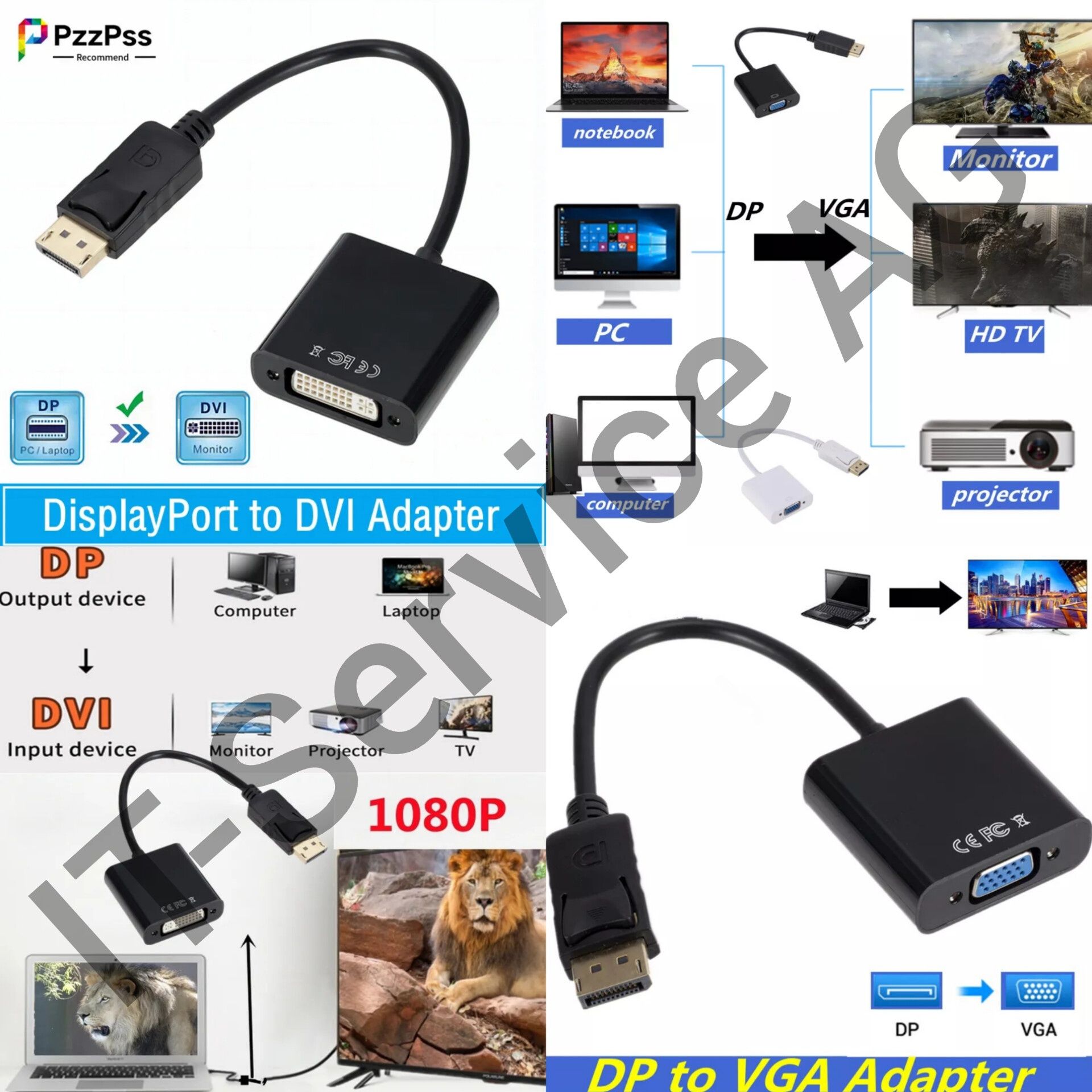 кабель адаптер Wi-Fi Bluetooth HDMI VGA DVI DisplayPort