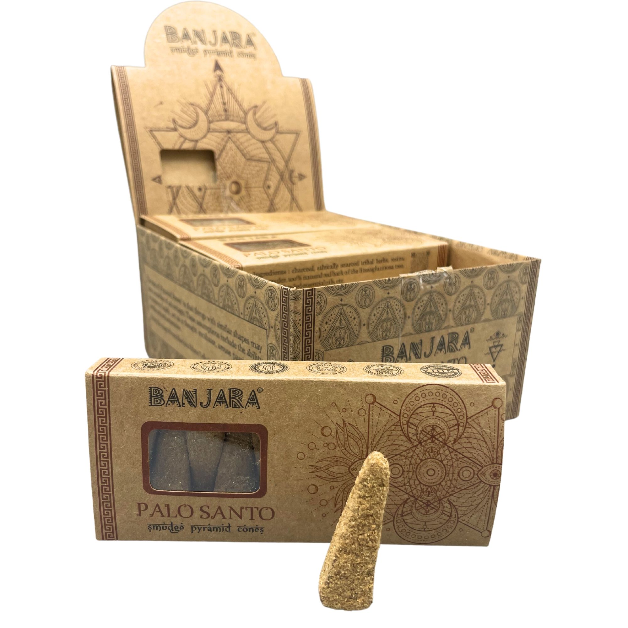 Kadzidełka Piramidki Banjara Palo Santo Medytacja Spokój Uzdrowienie