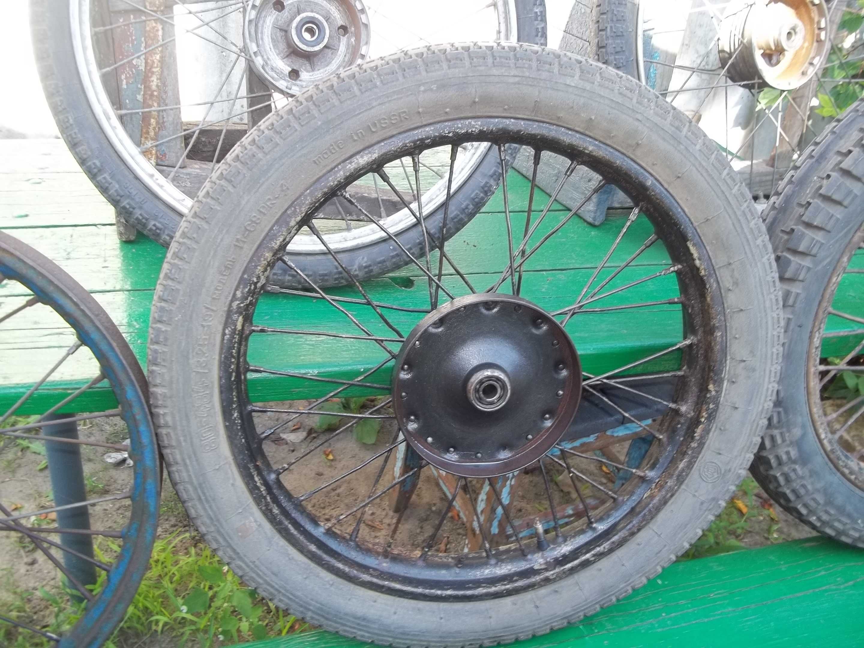 колесо к моциклу иж диаметр 18 и 19,иж49,иж56,мопеду Рига13