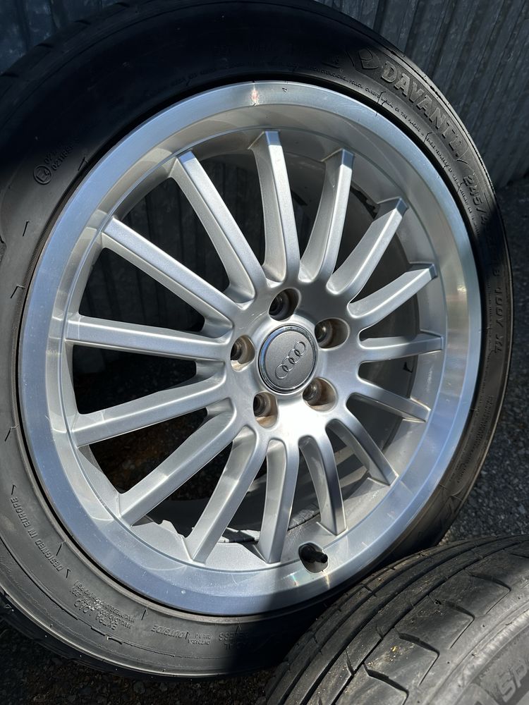 Audi S2, S3, S4 5x112 ET47 koła z oponami