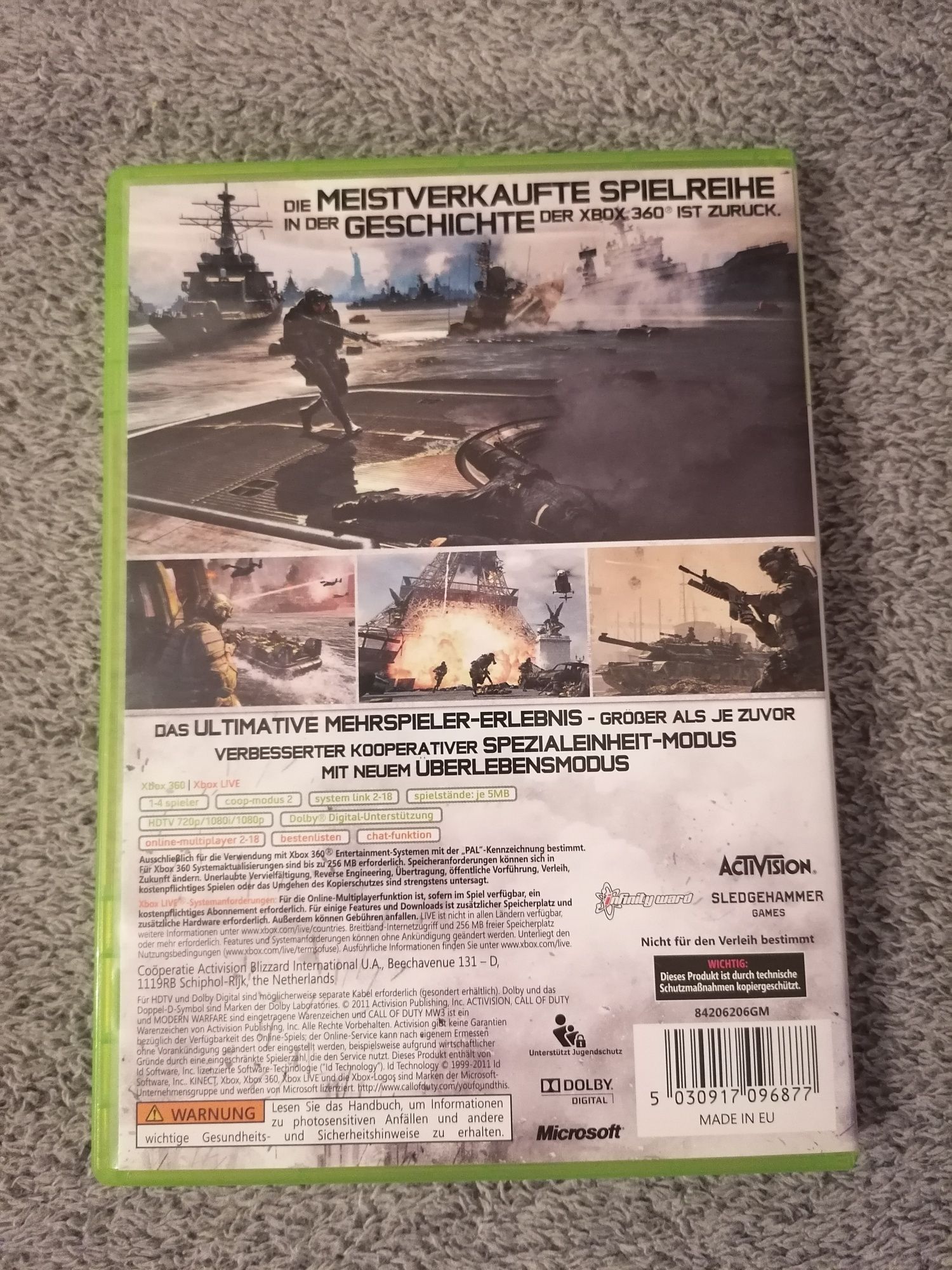 Gra xbox 360 CALL OF DUTY MW3