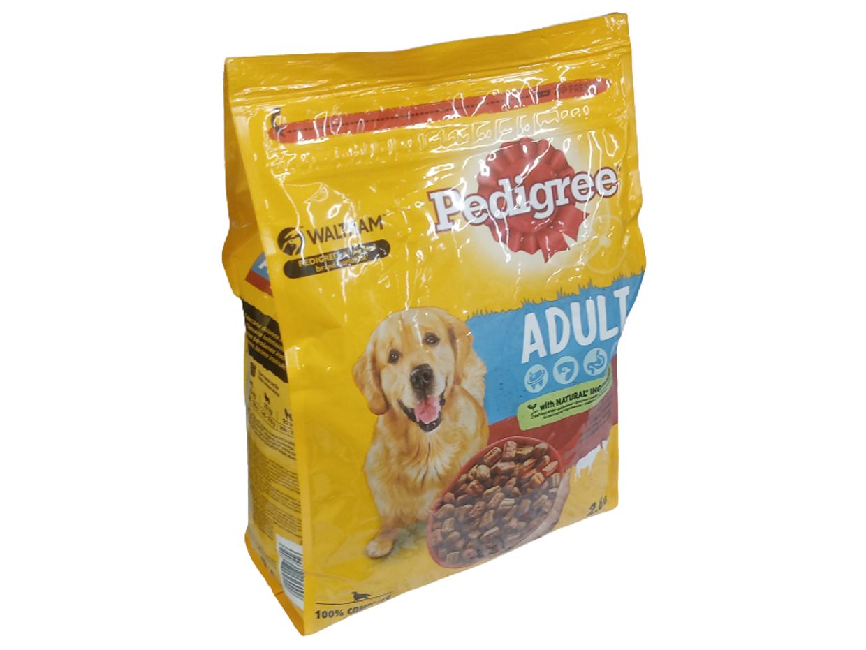 Pedigree Adult 2,6kg Sucha karma wołowina z drobiem