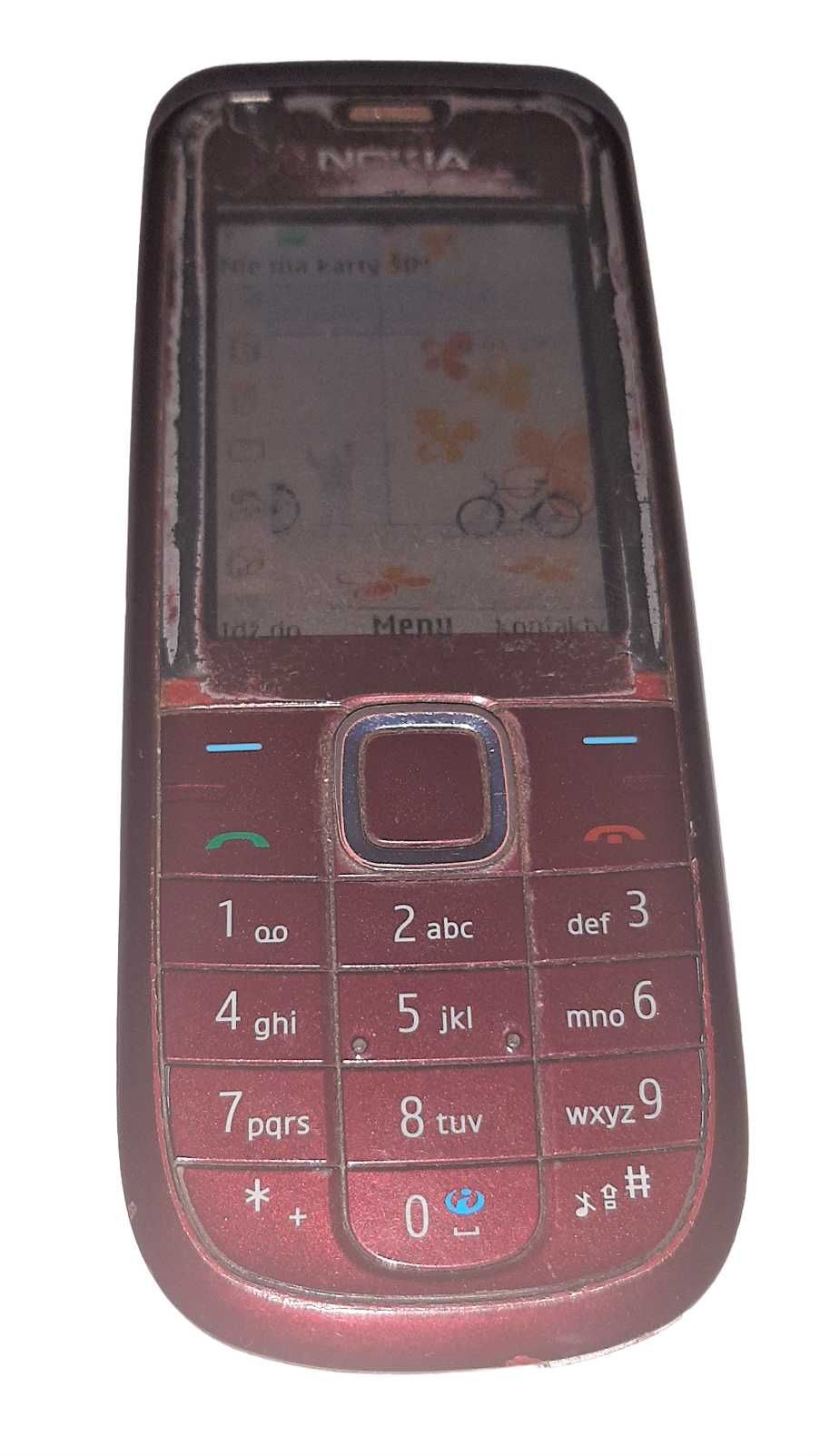 Telefon Nokia 3120c 1c Wiśniowy Sprawny 100%