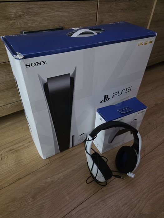 ‼️ Konsola Sony Playstation 5 z napedem ps5 sluchawki
