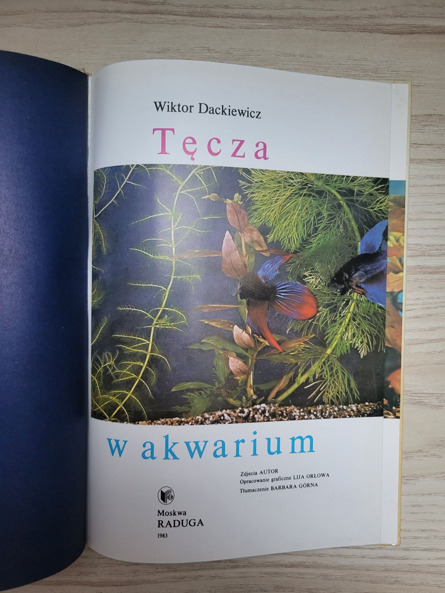 Tęcza w moim akwarium Wiktor Dackiewicz 1983r