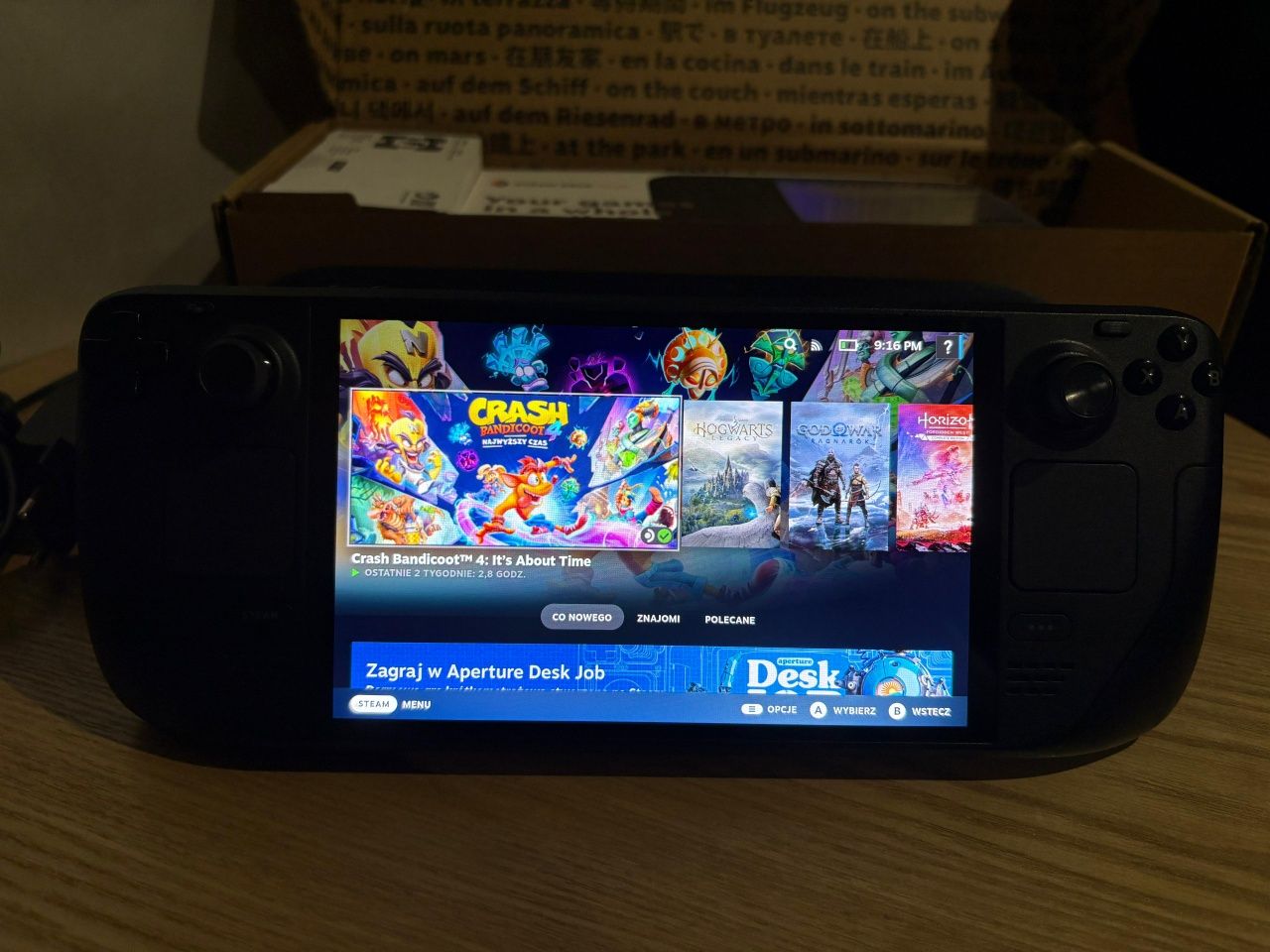 Steam Deck OLED 2TB SSD, HDR gwarancja, faktura zakupu