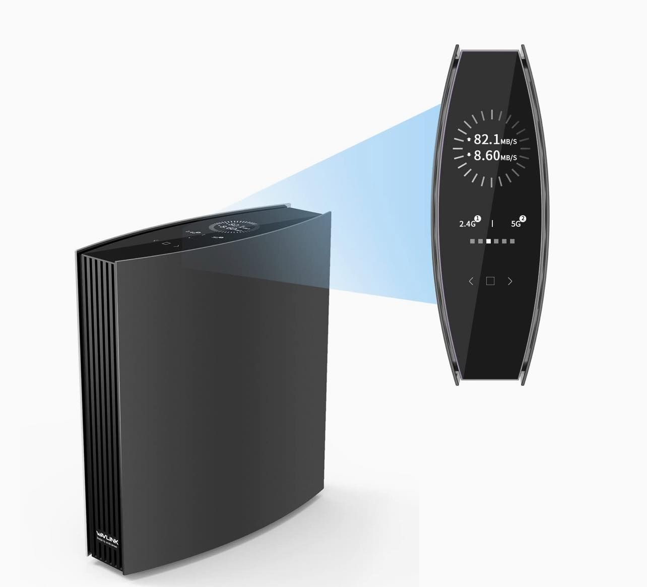 Designerski router Wi-Fi WAVLINK AC3200 o dużym zasięgu