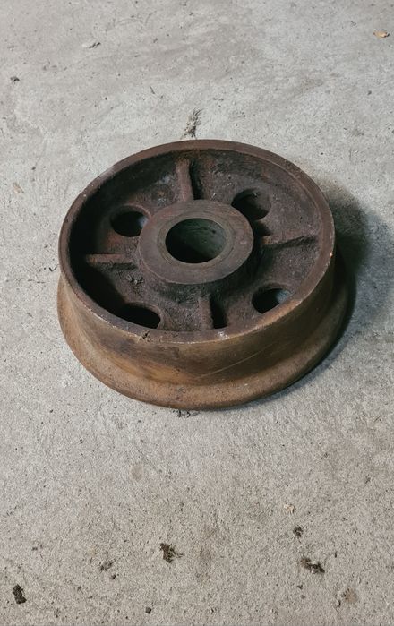 Koła żeliwne 24,5 cm