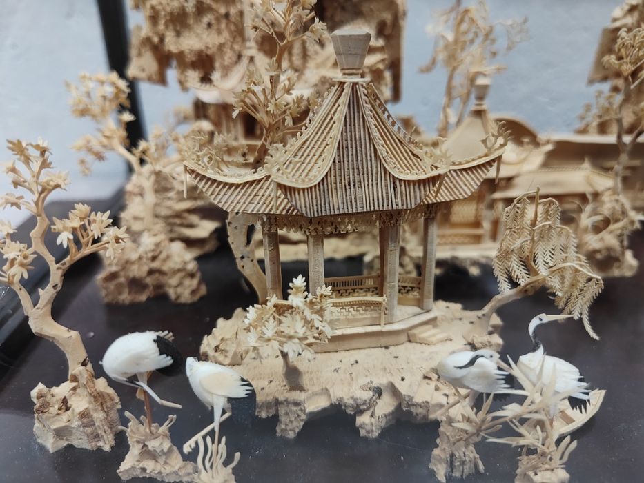 Diorama/akwarium z korka