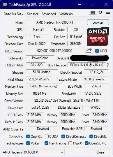 Відеокарта PowerColor RED DEVIL RX6900XT 16Gb