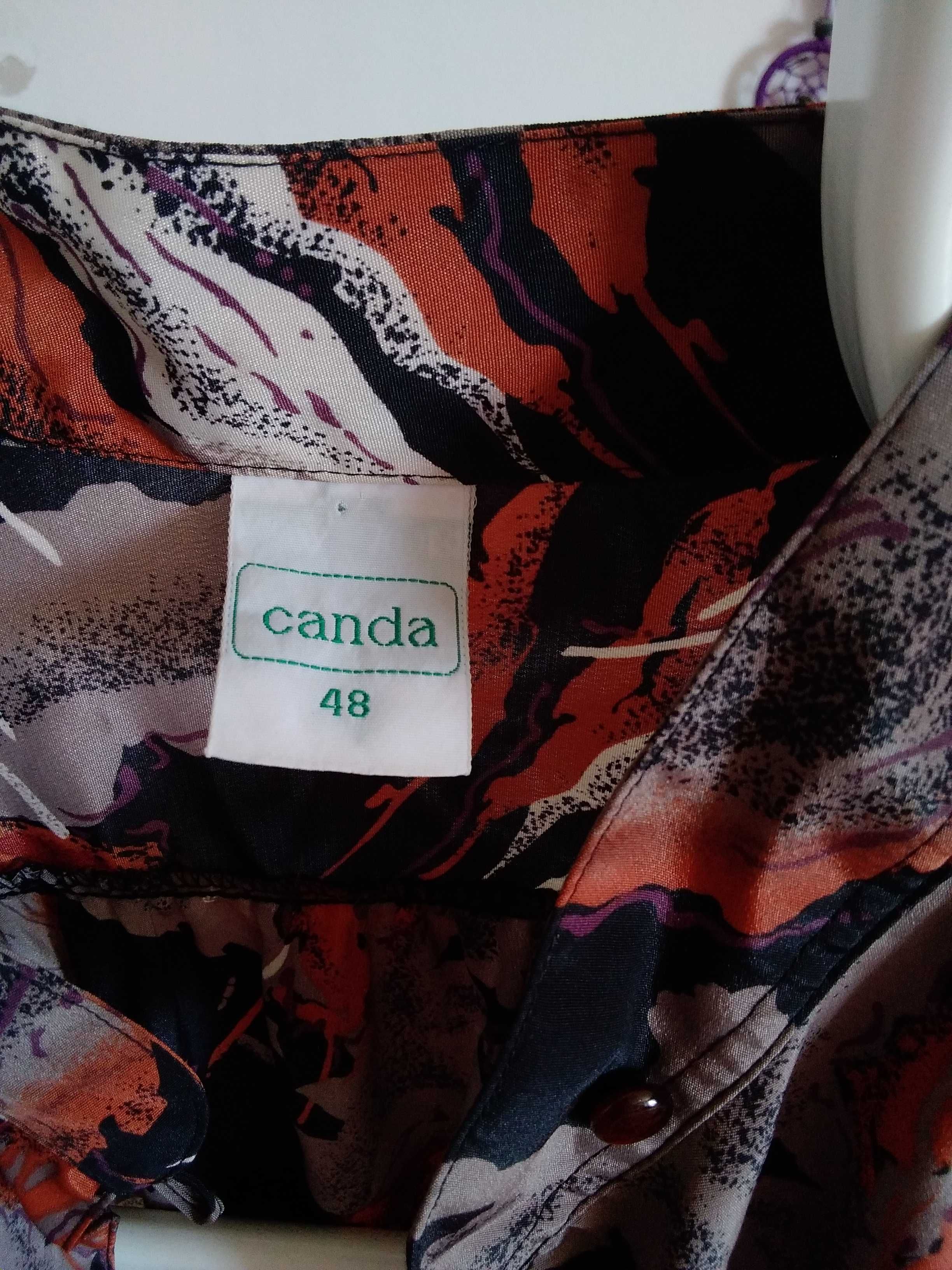 Blusa estampada tons Outono XL