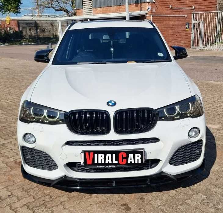 Dokładka Splitter Spoiler BMW X3 F25 X4 F26 Czarny Połysk