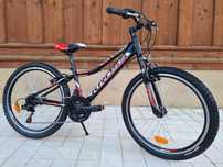 Jak NOWY PIĘKNY rower KROSS Hexagon junior chłopięcy MTB koła 24 cali
