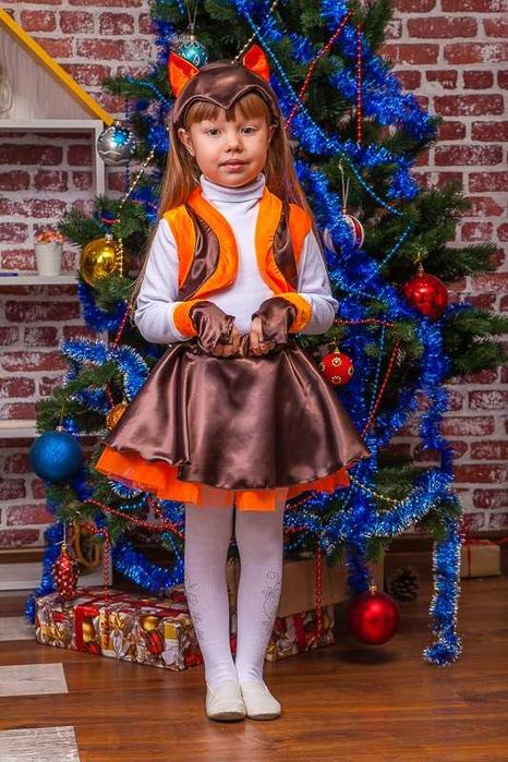 Новорічний костюм "Білочка" 98, 110, 122