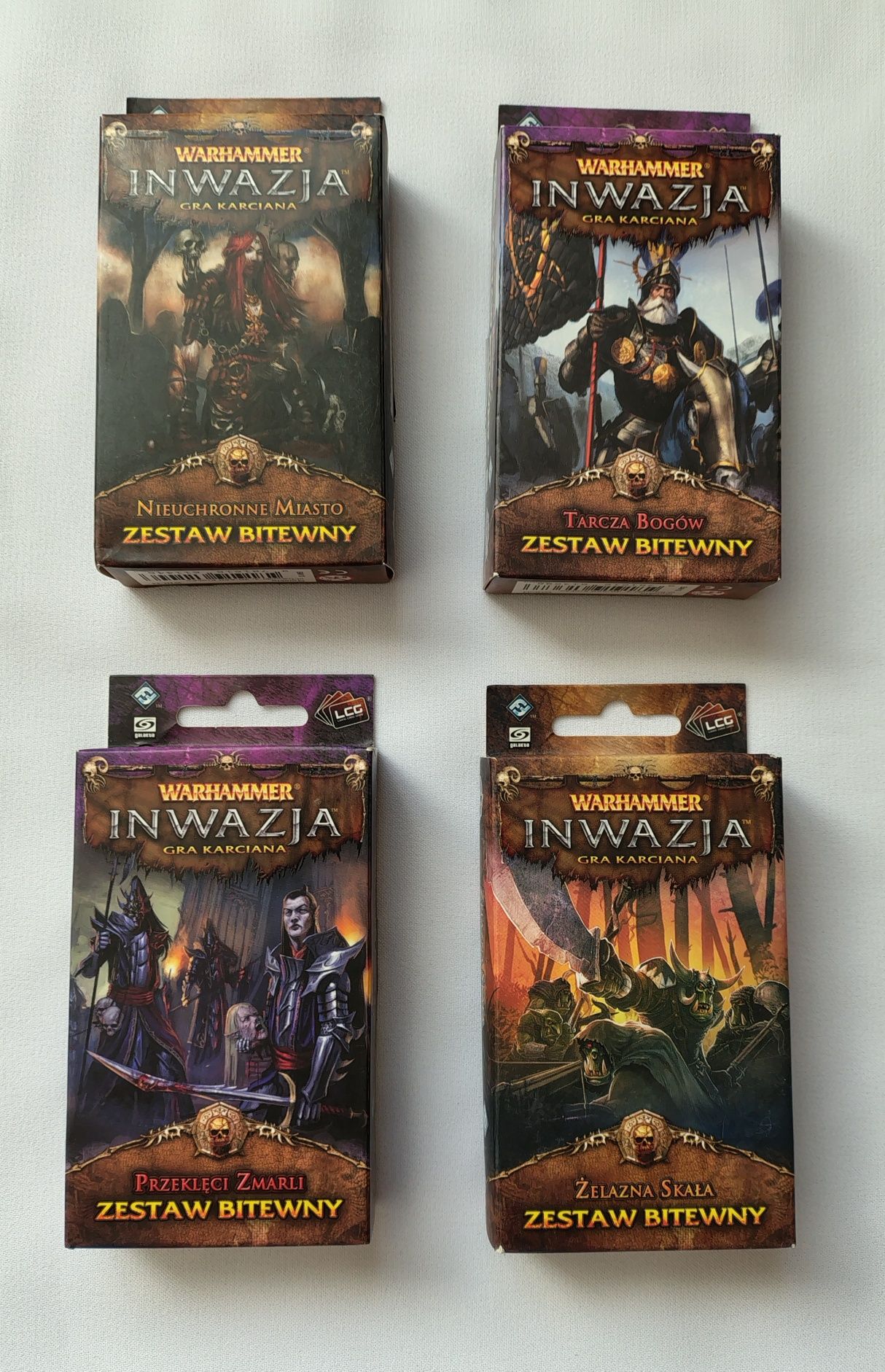 Warhammer Inwazja + 4 dodatki (Galakta), 100% kompletne