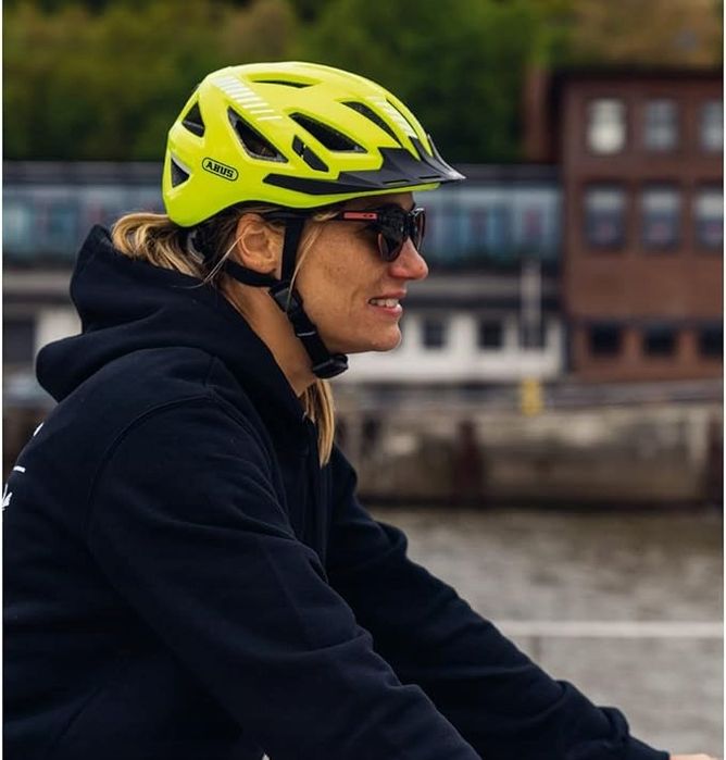 Kask rowerowy Abus Urban-I 3.0 LED miejski wentylowany  L 56-61