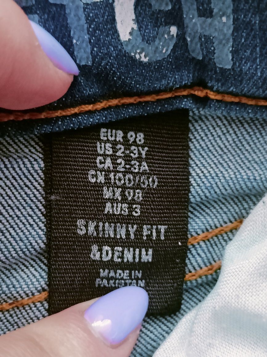 Spodnie H&M dla chłopca rozmiar 98 skinny fit